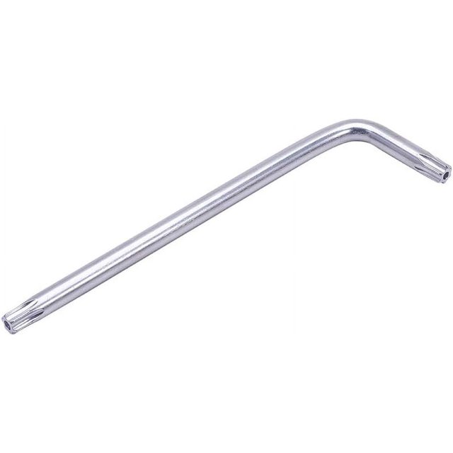 HUGFEGWE T45 Long Tamper Proof Torx Star Key Bit Wrench L-Shape Nickel Plating 1Pcs CJB91-23216