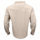 thumbnail image 4 of pstuiky camisa de manga larga para hombre, Camisa de color liso para hombre, de botonadura sencilla, con solapa y manga larga top de hombre s, 4 of 8