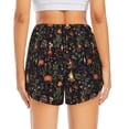 thumbnail image 4 of Uemuo Pumpkin Plant Garden Pattern Women's Athletic Shorts High Waisted Running Shorts with Liner Pockets Gym Elastic Workout Shorts-Medium, 4 of 9
