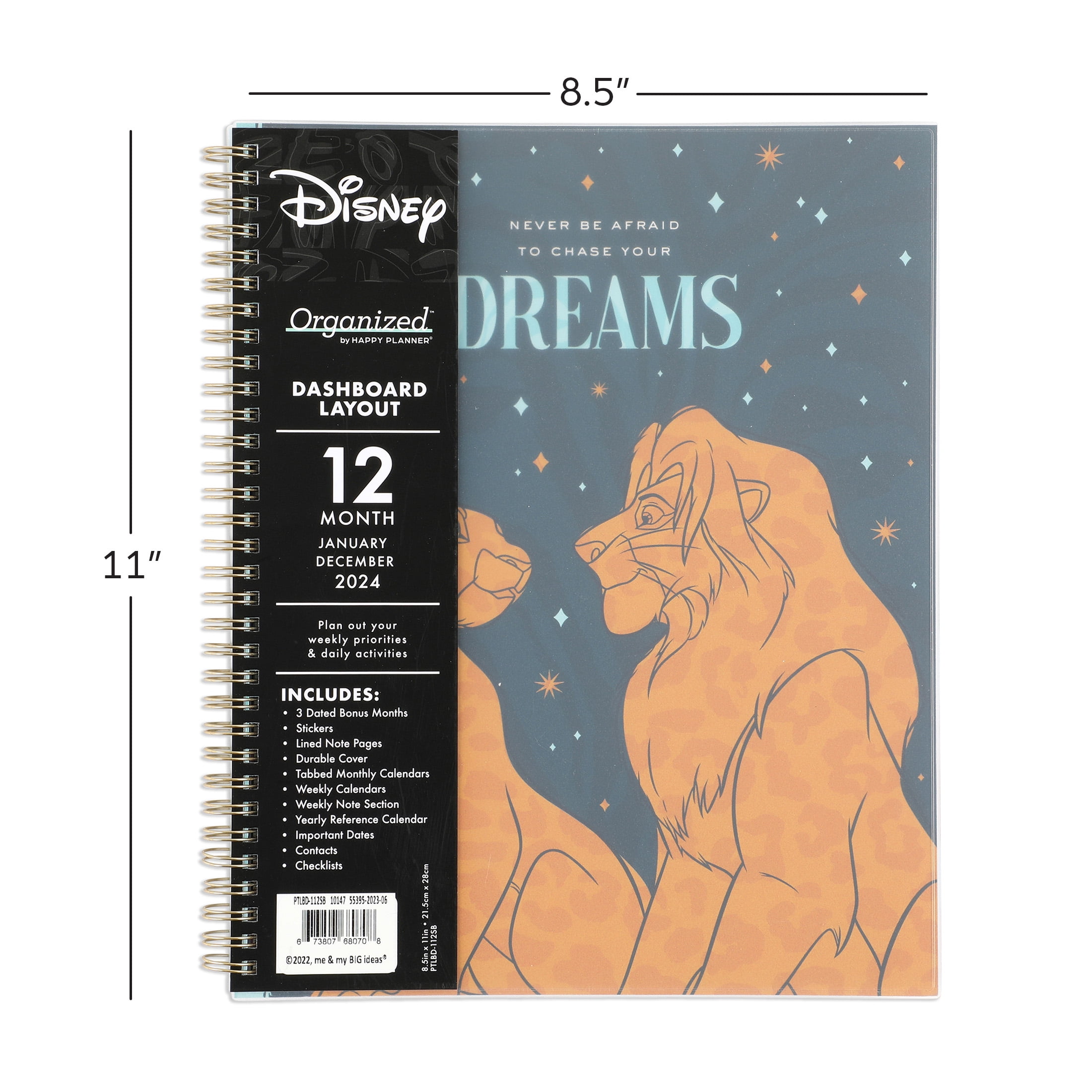 LOC 2024 Simply by Happy Planner 12-Month Planner, Classic- 7 x 9.5, – My  Magical Disney Shopper