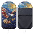 thumbnail image 5 of KUIFORTI Waterproof Car Seat Towel Cover, Non-Slip Washable Front Seat Cover for Gym Workout Swimming Hiking, Patriotic Eagle Print, Universal Fit for Cars SUVs Trucks, 5 of 7
