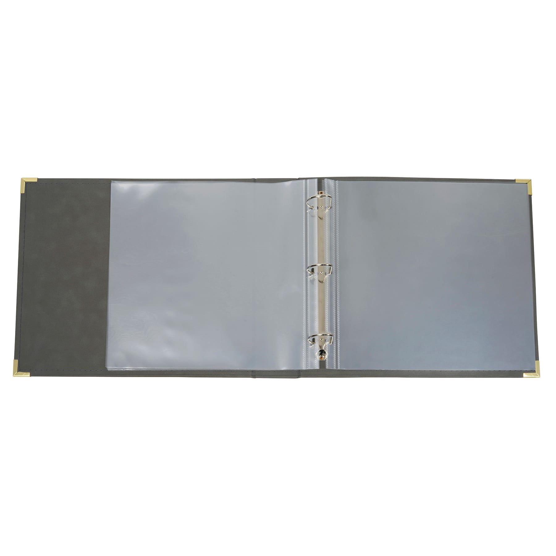 Recollections Dark Gray D-Ring Scrapbook Album, 8 Pack
