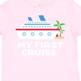 thumbnail image 4 of Inktastic My First Cruise with Cruise Ship and Palm Trees Boys or Girls Toddler T-Shirt, 4 of 5