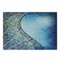 thumbnail image 1 of Abstract Cutting Board, Psychedelic Twisted Tree Branches with Ornate Spiral Lines Graphic Style Print, Decorative Tempered Glass Cutting and Serving Board, Small Size, Blue Black, by Ambesonne, 1 of 1