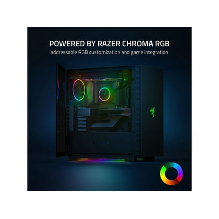 Razer - Hanbo Chroma RGB AIO 240mm CPU Liquid Cooling System - Black