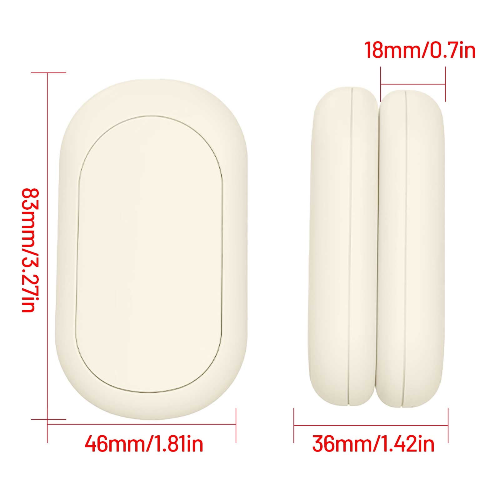 Lunxisen 4 Pcs Hand Warmers Rechargeable, Reusable Portable Magnetic Pocket Heater,Hand Warmer, Suitable for Men and Women, Outdoor, Golf, Hunting, Camping Accessories