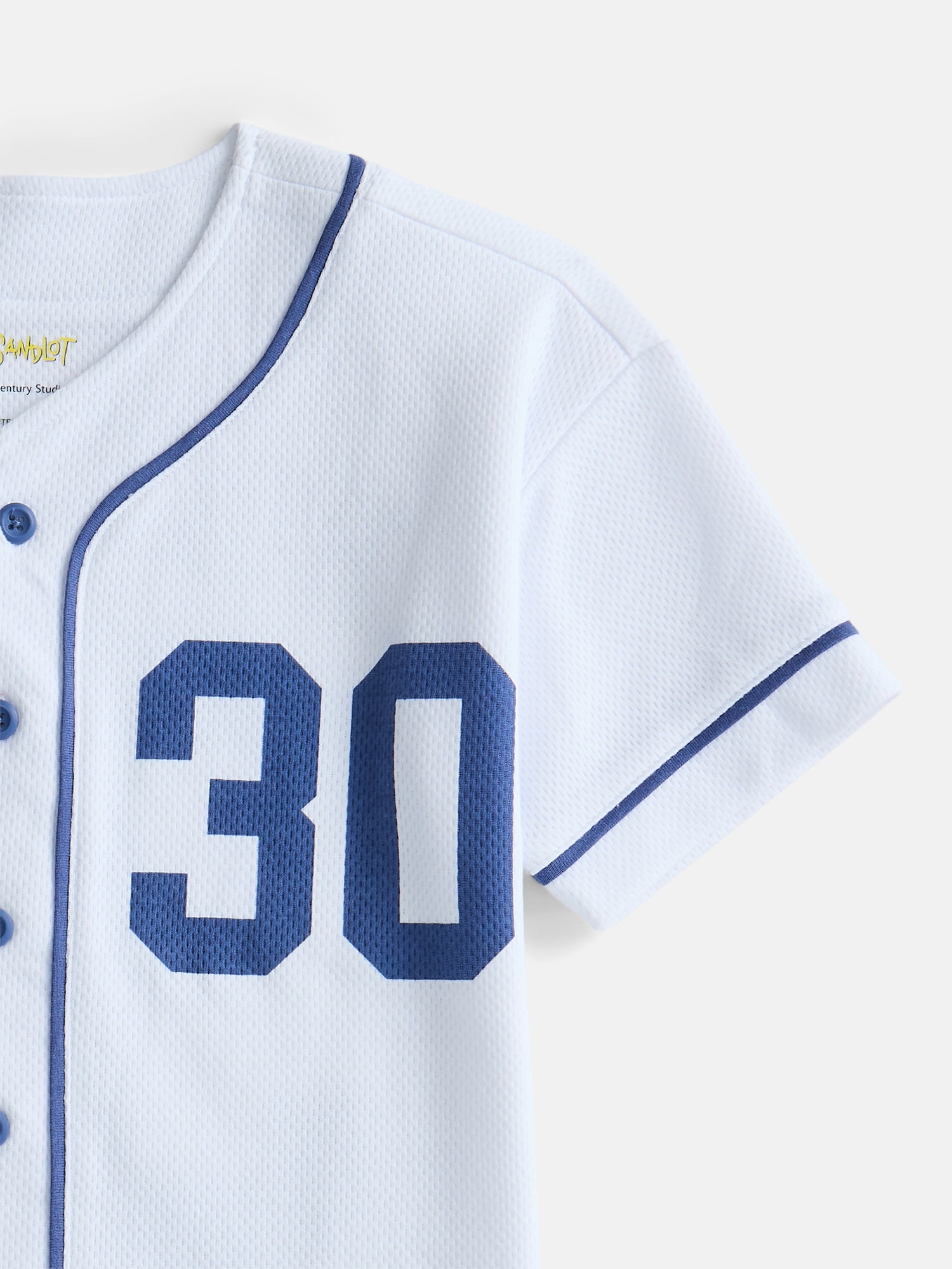 Sandlot Boys Short Sleeve Button Up Graphic Baseball Jersey, Sizes 4-18