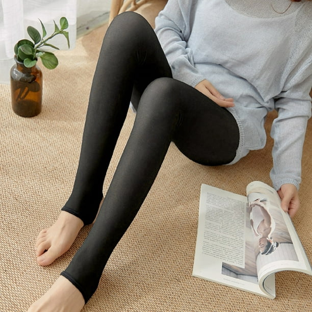 Koszal Women Stockings Transparent High Elasticity Glossy Basic