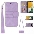 thumbnail image 1 of Nalacover PU Leather Wallet Case for Google Pixel 7 Pro 6.7-Inch, Crossbody Shoulder Strap Card Slots Holder Flip Folio Cover with Kickstand Magnetic Clasp Wrist Strap Handbag Case,Lightpurple, 1 of 9