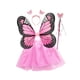 thumbnail image 3 of Disfraz de hadas de niñas Tutú de disfraces de ala mariposa para fiesta de cumpleaños de Halloween Falda de, 3 of 8