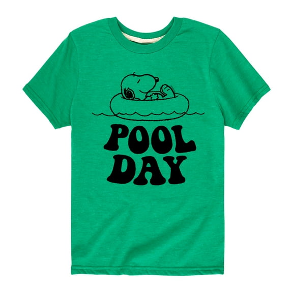 Peanuts - Pool Day - Toddler And Youth Short Sleeve Graphic T-Shirt