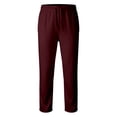 thumbnail image 4 of Summer Pants for Men Cotton Regular Fit Hiking Pants Breathable Dress Pants Beach Summer Lightweight Trousers, 4 of 6