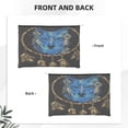 thumbnail image 2 of Hirioo Wolf Head And Dreamcatcher for Paper Reusable Cosmetic Bag Zipper Encouragement Travel Pouch Toiletry Bag for Women Girls, 2 of 7