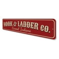 thumbnail image 4 of Hook & Ladder Company Novelty Decor, Metal Wall Sign - 4x18 Inches, 4 of 4