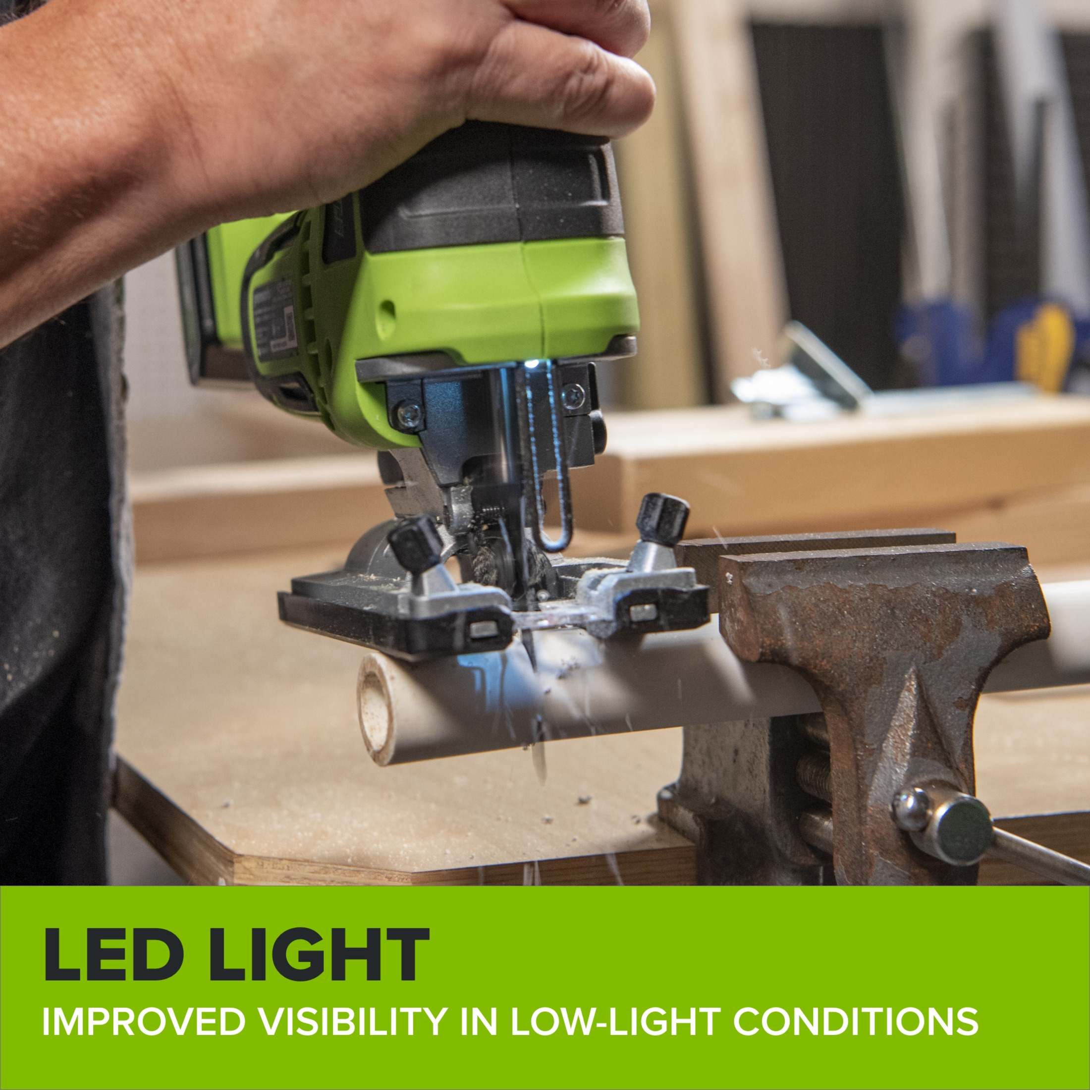 Greenworks 24V Brushless Jigsaw with Blade and Adapters photo 6