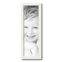 ArtToFrames 6" x 19" White Picture Frame, 6x19 inch White Wood Poster Frame (WOM-5138)