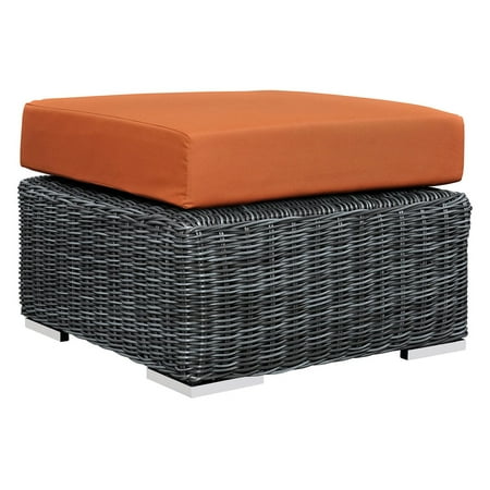Modway Summon Outdoor Patio Sunbrella Ottoman, Multiple Colors
