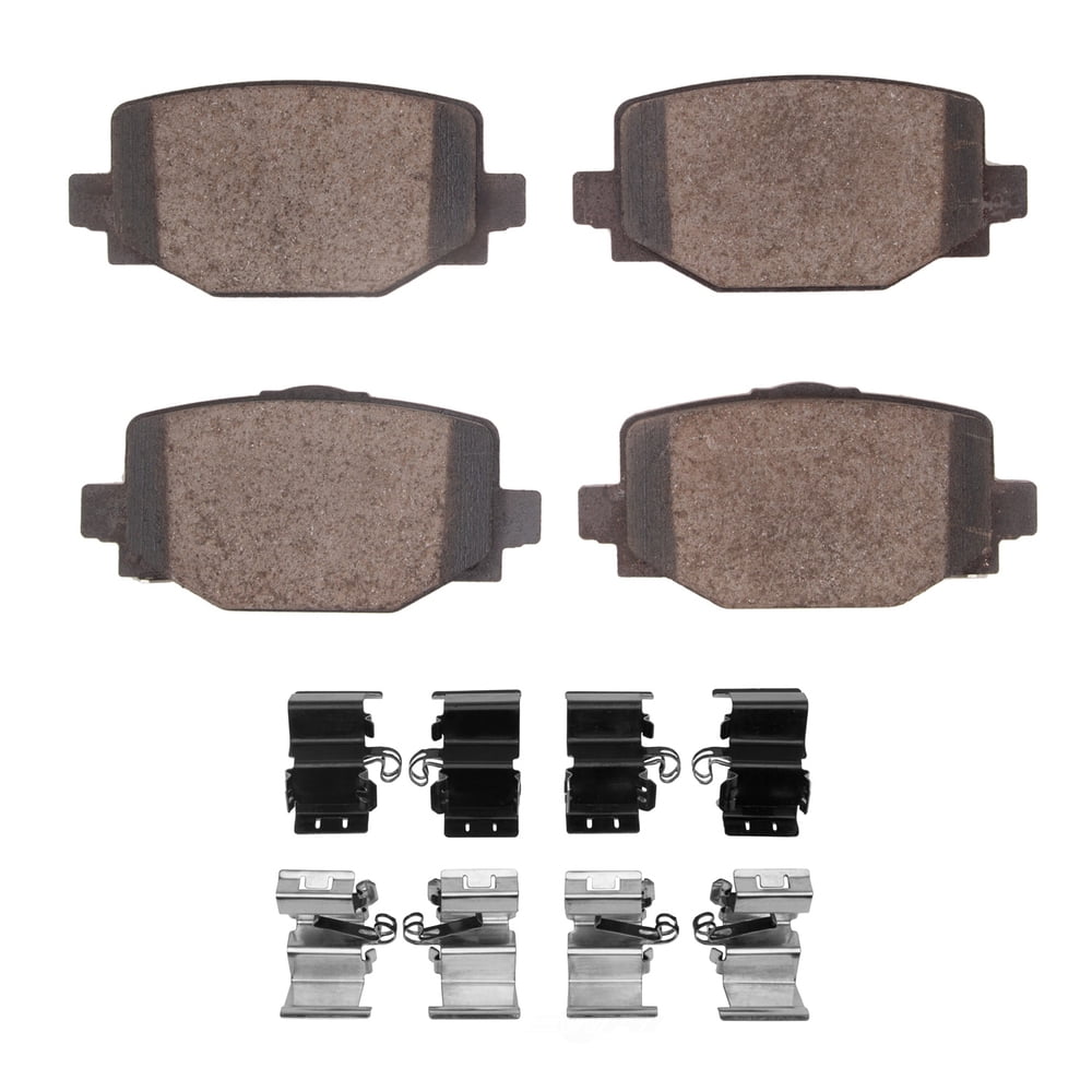 Dynamic Friction Company 1551-2191-01 DFC 5000 Advanced Brake Pads - Ceramic and Hardware Kit - OE