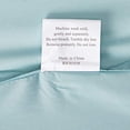 thumbnail image 3 of Sleep Philosophy Copper Touch Cuivre Infusé Odeur Anti-Bactérienne Réduisant les Rides et Décolorer la Literie Hypollergénique Résistant Ensemble de Feuilles, Grand Size, Aqua 4 Pièces, 3 of 4