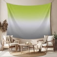 thumbnail image 2 of Green Gray Ombre Tapestry for Bedroom Wall Hanging Tapestry, Modern Gradient Abstract Art Ceiling Backdrop Tapestries Poster Blanket Wall Decor for Teens Room Living Room Dorm 55" x 73", 2 of 8