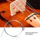 thumbnail image 3 of Cuerdas De Violín 4/4 Conjunto Completo, Herida Plateada De Núcleo De Acero, E-A-D-G, 22 Pulgadas, Para Adecuado 4/4 De Violín, Núcleo De Acero De Acero Inoxidable Y aleación, 3 of 7
