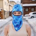 thumbnail image 2 of Unique Bargains 1 Pc Ice Silk Camouflage Balaclava Face Mask Blue, 2 of 5
