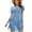 Sky Blue, variant on As Rose Rich Women's Swimsuit Cover Up Lace Beach Dress Bikini Coverup, S