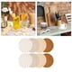 thumbnail image 2 of Mesa de centro para bebidas, 8 piezas, absorbente, estilo boho, juegos de mesa de madera de colores para salón, 2 of 8