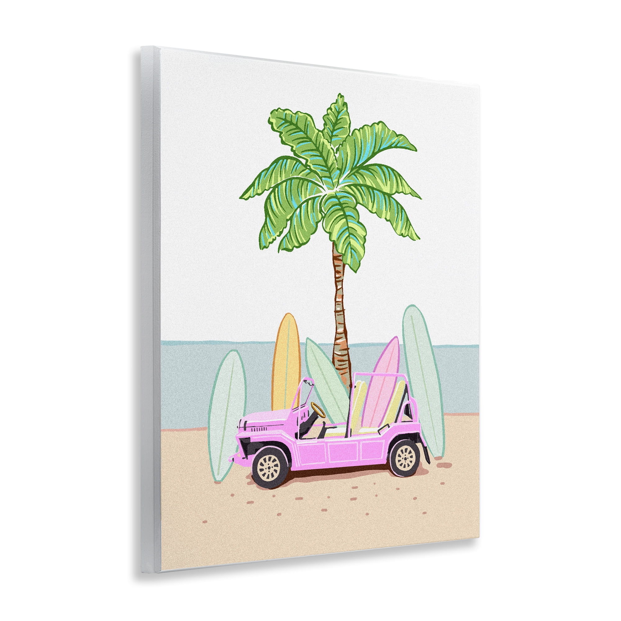 Surfboard Filled Car Wall Plaque Art, design by Ziwei Li