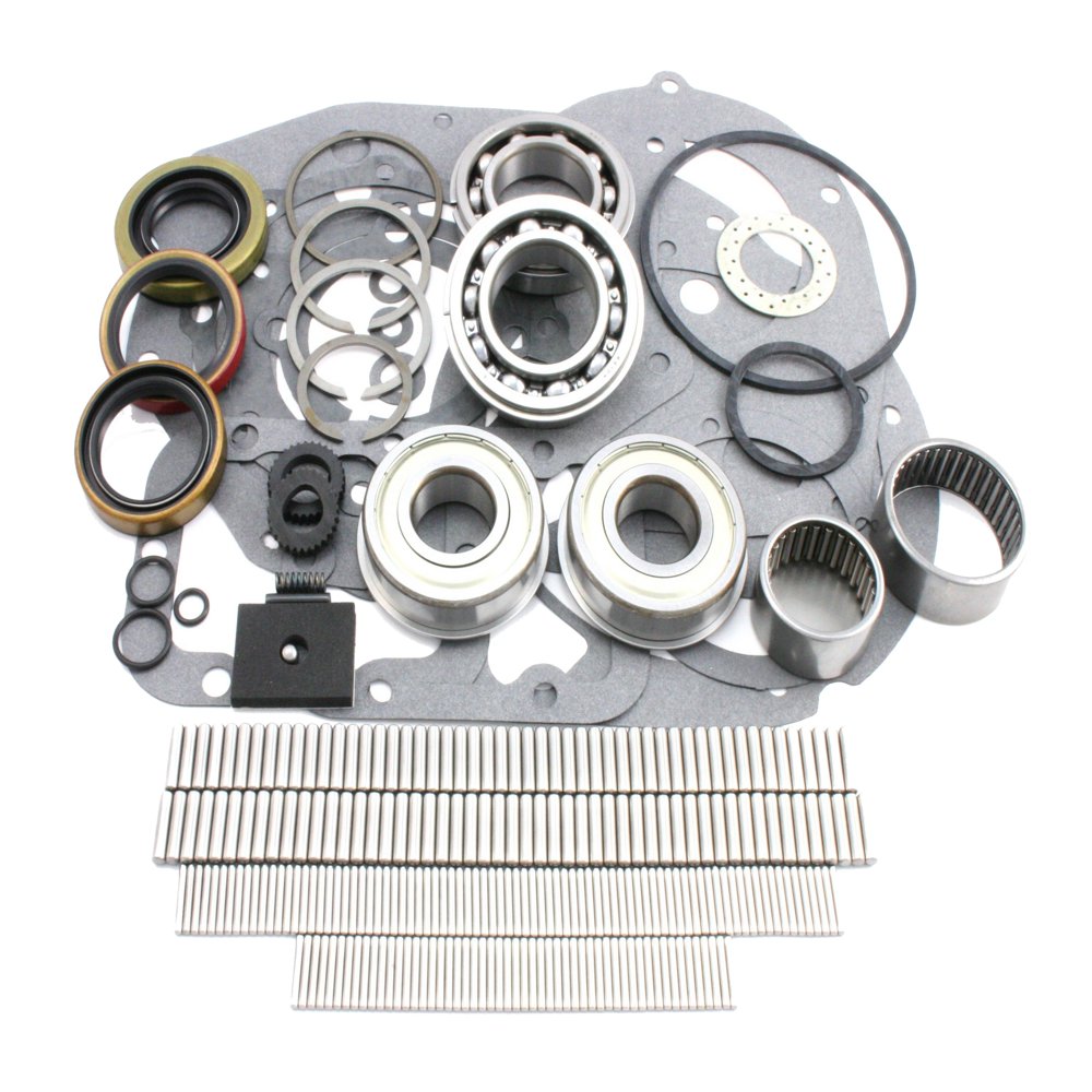 Transfer Case Rebuild Bearing Kit, NP203 GM Direct Mount, Cast Iron