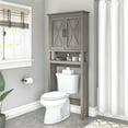 thumbnail image 2 of Pemberly Row Over The Toilet Storage Cabinet in Driftwood Gray - Engineered Wood, 2 of 7