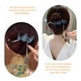 thumbnail image 2 of 2 Pieces Butterfly Embroidered Hair Clip Accessories Trend Fashion Bride, 2 of 8