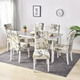 thumbnail image 4 of Dining Room Chair Covers Set of 6,Printed Pattern Parsons Chair Slipcovers Removable Washable Kitchen Seat Dining Chairs Protector Cover for Home or Party, 4 of 6
