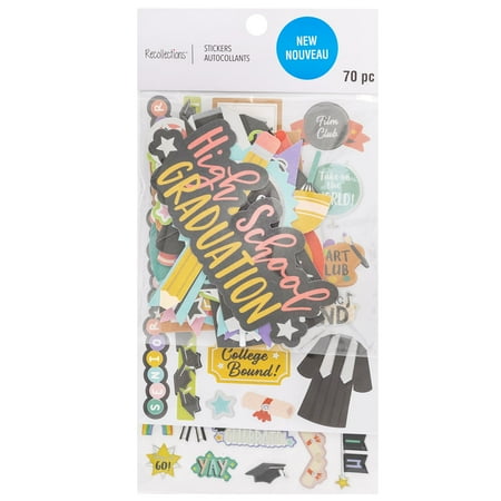 UPC: 0195158501421 | High School Graduation Sticker Flip Pack by Recollections™