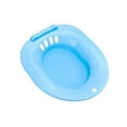 thumbnail image 1 of Asiento de inodoro para mujer, lavabo, bañera profunda, portátil, diseño antideslizante para limpieza diaria, resistente, evita sentadillas, amplia zona de asientos. Azul, 1 of 9