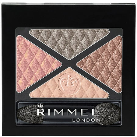 Rimmel Glam'Eyes Quad Eye Shadow, Diamond Jubilee, 0.148 oz