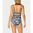 thumbnail image 2 of Women's Zebra Shadow Soft Band Shirred One Piece Swimsuit, 2 of 3