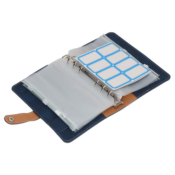 1 Agenda Personnel Rechargeable 6 Anneaux Couverture En Cuir