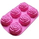 thumbnail image 5 of Juego de moldes de bandeja de jabón de Chocolate con cubitos de hielo de flor de rosa grande herramientas de fabricación de fiestas de silicona Ormromra JQWJ328, 5 of 5