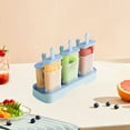 thumbnail image 5 of Bfogop Popsicle Molds Set 6 Pieces Ice Popsicle Maker-BPA Free,Easy-Release Ice Pop Molds,Homemade Ice Cream Molds Reusable Homemade Popsicle Molds with Sticks, 5 of 6