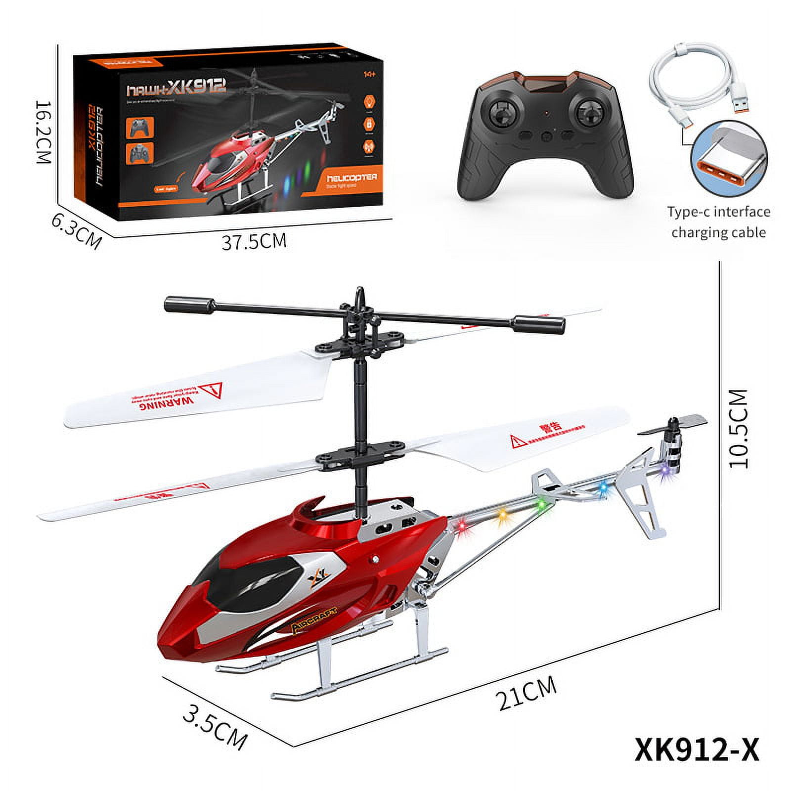 MHDFLY Hélicoptère Radiocommandé C400 Rescue Quadripale Débutant - JJMstore