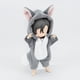 thumbnail image 4 of Ropa de muñeca BJD de peluche, accesorios para muñecas OB11, Body9, 1/12 Lobo, 4 of 9