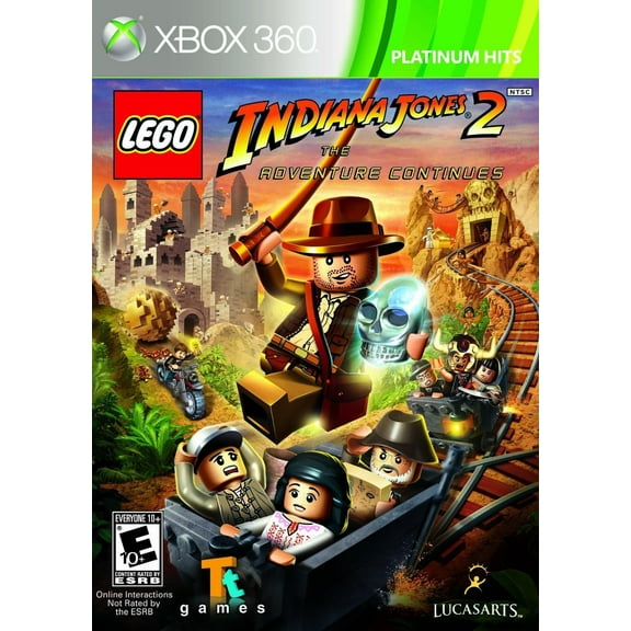 Lego Indiana Jones 2 Lucas Arts Xbox 360