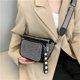 thumbnail image 1 of Bolso de pecho de moda PU Crossbody Bag Rhinestone Diamond Travel Fanny Pack (Plata), 1 of 9