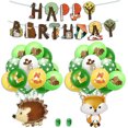 thumbnail image 1 of Birthday Balloon Set Cartoon Animal Party Balloon Jumbo Balloon Party Banner, 1 of 6
