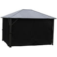 thumbnail image 2 of Black side curtains, 2 of 3