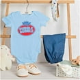 thumbnail image 3 of Dubble Bubble Original Candy Logo Romper Boys or Girls Infant Baby Brisco Brands NB, 3 of 6