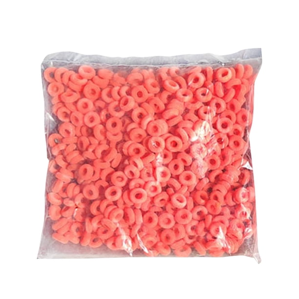 50 bandas de castración, anillos de castración, suministros para la salud del ganado, bandas de acoplamiento rojo