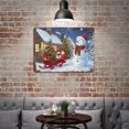 thumbnail image 4 of Winter Metal Signs Christmas Tree, Cabin, Cute Snowman, Retro Tin Sign Christmas Home Decor Cabin Wall Sign Decor Rustic Wall Art Sign for Home Office Tin Bar Sign 12x16 inches, 4 of 8