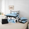 thumbnail image 6 of Castle Fairy Dreamy Ribbon Bowtie Twin Bedding Sets,Black Leopard Bedding Comforter Set, 6 of 8
